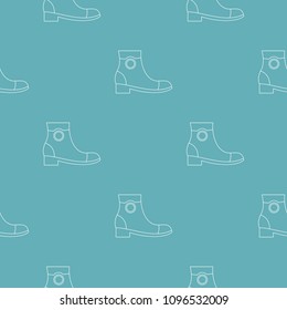 Woman shoes pattern vector seamless repeating for any web design