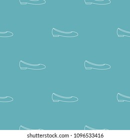 Woman shoes pattern vector seamless repeating for any web design