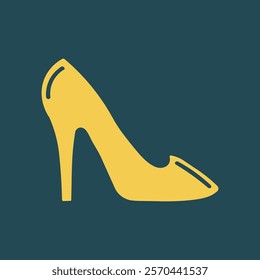 Woman shoes trendy artwork practical abstract vector illustration colorful valuable design.eps