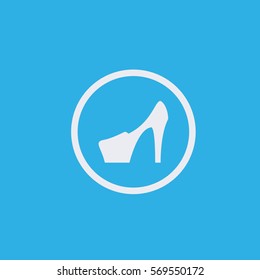 Woman Shoes Vector Icon