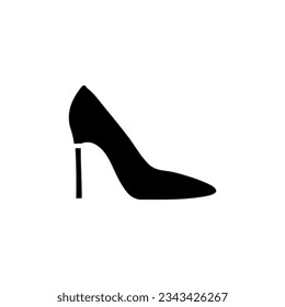woman shoes vector type icon