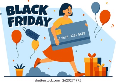 woman shopping with credit card discount
