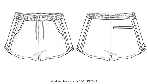 Pantallas cortas ilustraciones vectoriales