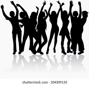 Woman silhouette