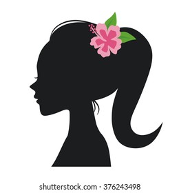 横向き 女性 シルエット のイラスト素材 画像 ベクター画像 Shutterstock