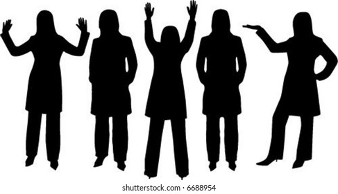 woman silhouette