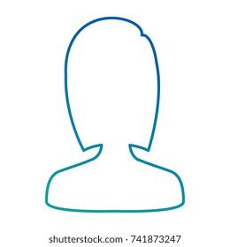 woman silhouette avatar character