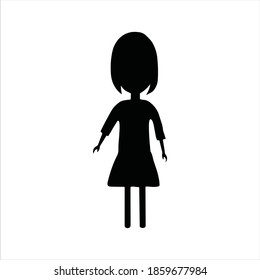 woman silhouette design graphic 2d HD illustration