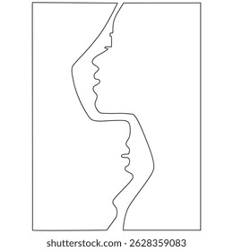 woman, silhouette, face, profile, vector, head, hair, beauty, illustration, people, person, fashion, love, logo, design, lady, black, art, symbol, lips, icon, outline, couple