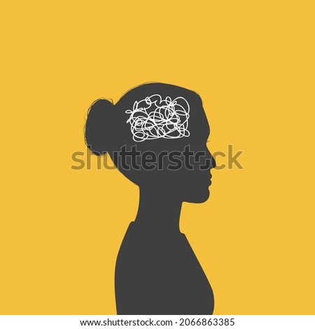 Similar – Image, Stock Photo Woman with mental disorder and suicidal thoughts crying