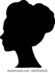 woman silhouette vector art illustration