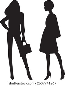 Woman Silhouette Vector Art Images