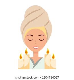 woman skin care spa