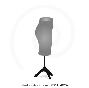 woman skirt of business on torso