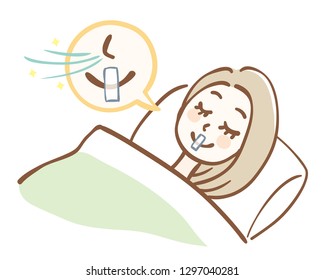 A woman sleeping with nasal breathing