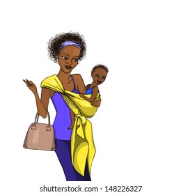 Maman Africaine Avec Enfants Illustrations Images Et Images Vectorielles De Stock Shutterstock