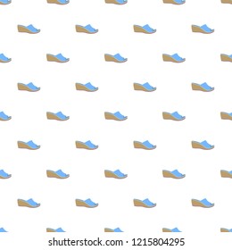 Woman slippers pattern seamless repeat background for any web design