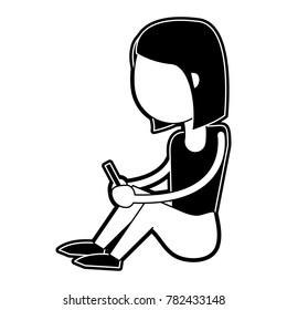 Woman with smartphone