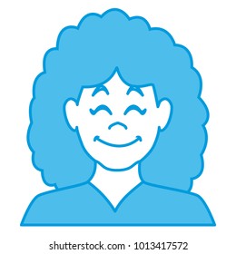 Woman smiling avatar