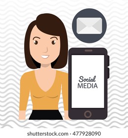 woman social media apps