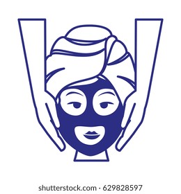 Woman in spa