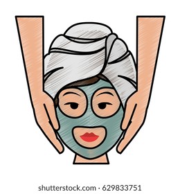 Woman in spa