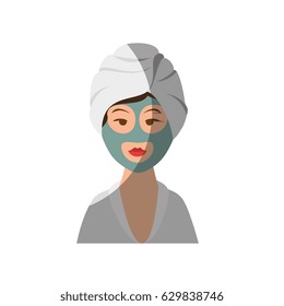 Woman in spa