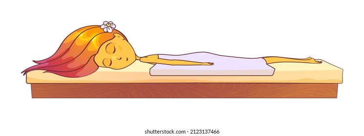Woman in spa or beauty salon, vector icon