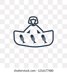 Woman Spa vector outline icon isolated on transparent background, high quality linear Woman Spa transparency concept can be used web and mobile