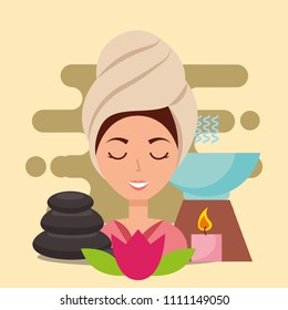 woman spa wellness