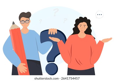 A woman speaking into a megaphone, communication, marketing message, advertising strategy, media or announcement information, flat vector illustration