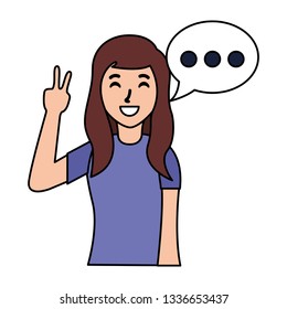 woman speech bubble