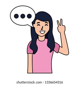 woman speech bubble