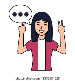 woman speech bubble