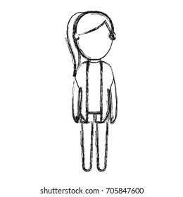 woman standing icon