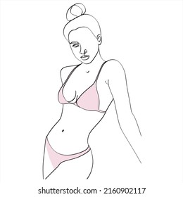 950+ Drawing Of Women In Bras Stock Illustrations, Royalty-Free Vector  Graphics & Clip Art - iStock