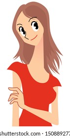 Woman Staring
