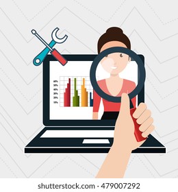 woman statistics computer search