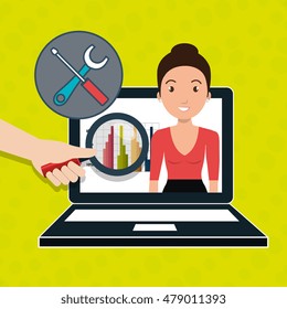 woman statistics computer search