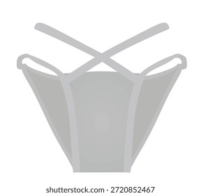 Bragas de cuerda de mujer. Ilustración vectorial