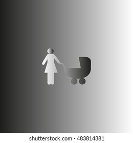 woman with a stroller