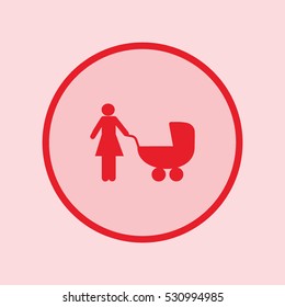 woman with a stroller