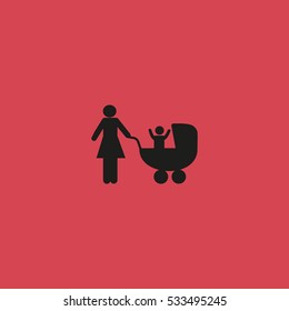 woman with a stroller