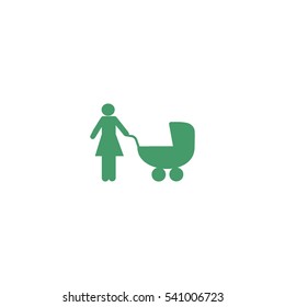 woman with a stroller