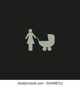 woman with a stroller