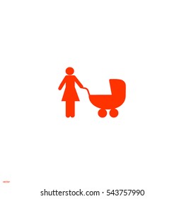 woman with a stroller