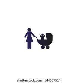 woman with a stroller