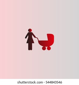 woman with a stroller