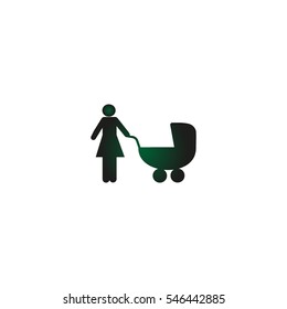 woman with a stroller