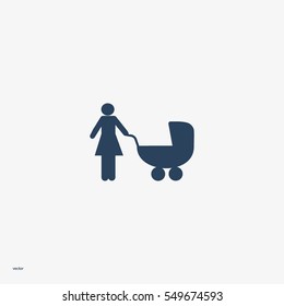woman with a stroller